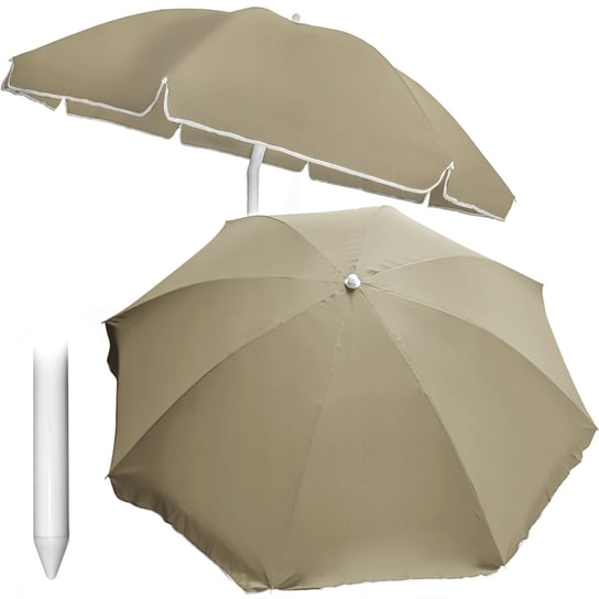 Parasol Ogrodowy Plażowy Na Balkon Taras Łamany Z Falbaną 240 Cm JUMI