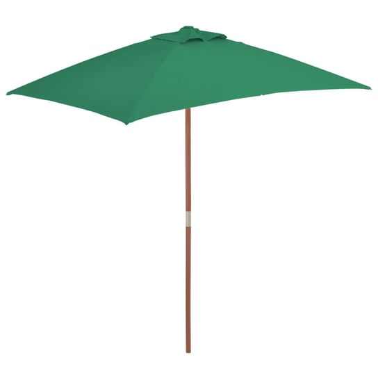 Parasol ogrodowy UV 150x200x235 cm, zielony Inna marka