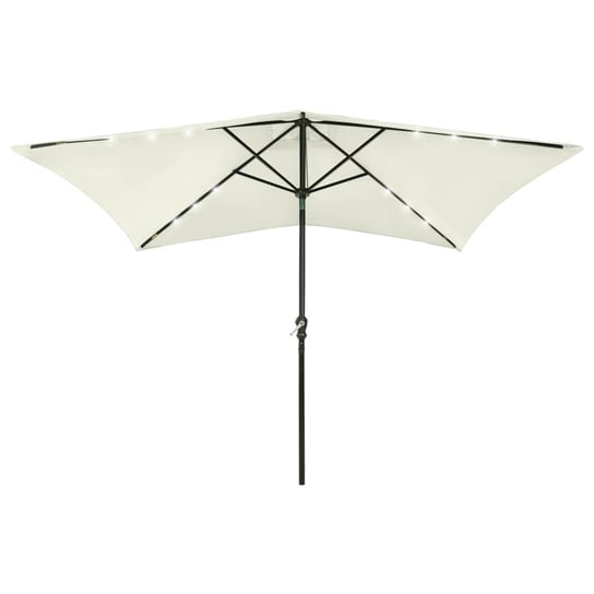 Parasol ogrodowy UV 200x300x247cm, piaskowy, z lam Zakito Europe