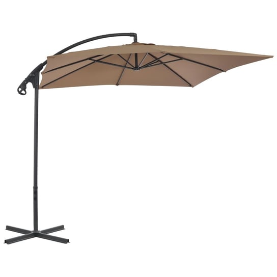 Parasol ogrodowy VIDAXL, brązowy, 250x250 cm vidaXL