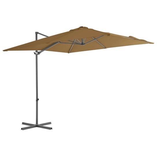 Parasol ogrodowy VIDAXL, brązowy, 250x250 cm vidaXL