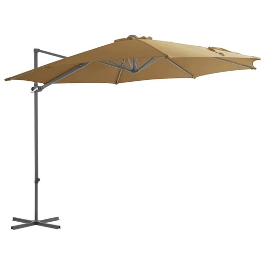 Parasol ogrodowy VIDAXL, brązowy, 300x255 cm vidaXL