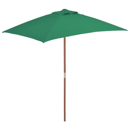Parasol ogrodowy VIDAXL, zielony, 150x200 cm vidaXL