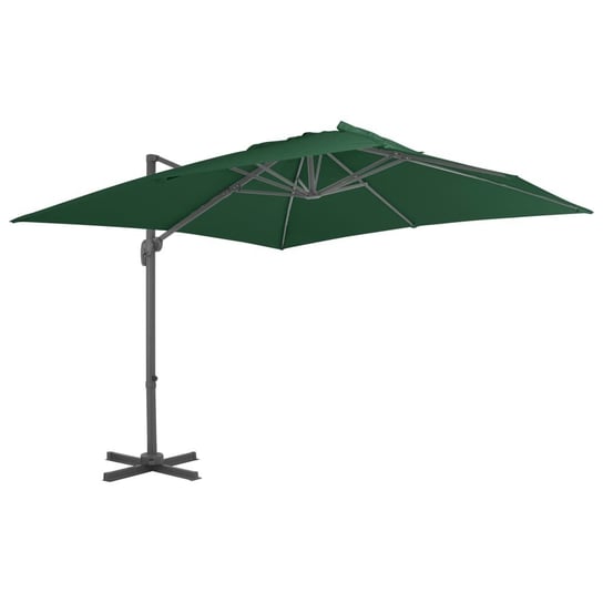Parasol ogrodowy VIDAXL, zielony, 400x300 cm vidaXL