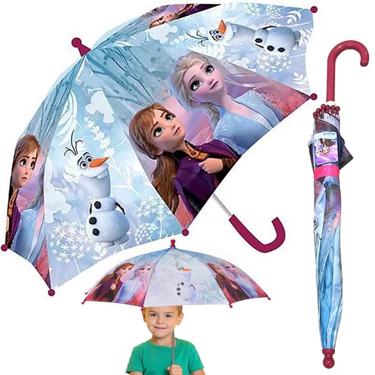 Parasol Parasolka Dla Dzieci  Frozen Kraina Lodu Bakalu