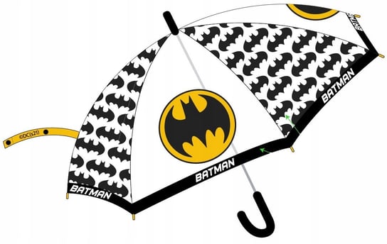 Parasol Parasolka Dziecięca Batman Przeźroczysty EplusM