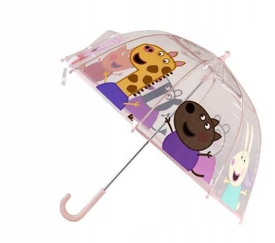 Parasol parasolka foliowy głęboki ŚWINKA PEPPA 48 cm CYP