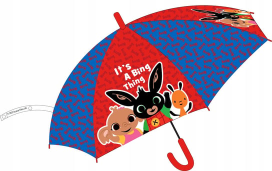 Parasol parasolka KRÓLIK BING foliowy EplusM