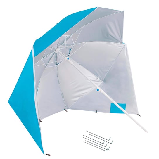 Parasol plażowy namiot parasol ogrodowy niebieski Springos