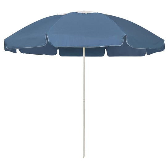 Parasol plażowy, niebieski, 240 cm vidaXL