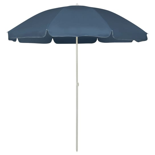 Parasol plażowy, niebieski, 240 cm vidaXL