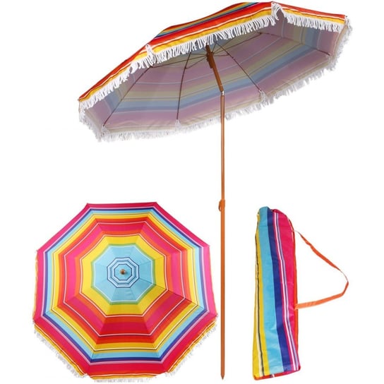 Parasol plażowy ogrodowy ROYOKAMP, średnica 180 cm, różnokolorowy Royokamp