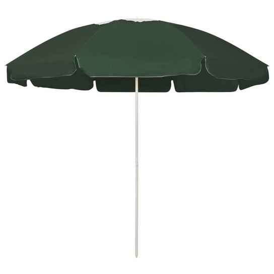Parasol plażowy, zielony, 240 cm vidaXL
