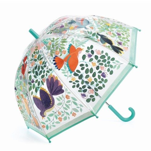 , parasol przeciwdeszczowy Ptaki i Kwiaty Djeco