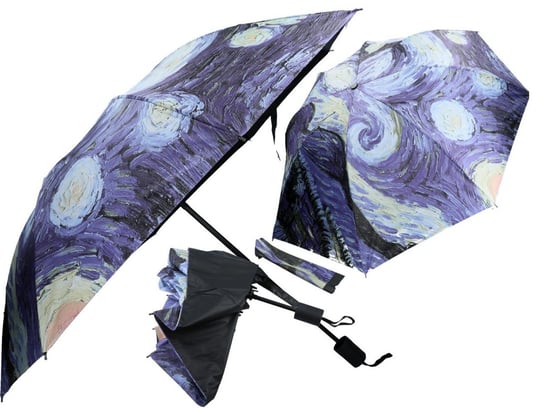 Parasol Składany - V. Van Gogh, Gwiaździsta Noc Carmani