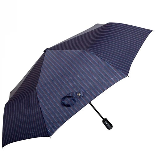 Parasol SuperAutomat Carbon Steel 80km/h - Prążki granat Parasol