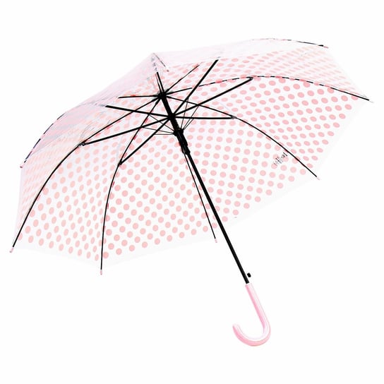 Parasol transparentny w kropki różowy Captain Mike® Captain Mike