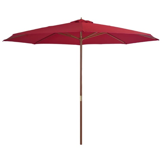 Parasol UV 350x256 cm, burgund Zakito Europe