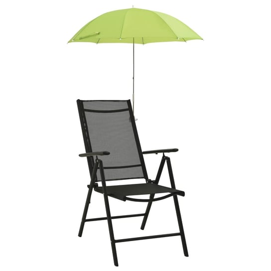 Parasole do krzeseł turystycznych VIDAXL, zielone, 105 cm, 2 szt. vidaXL
