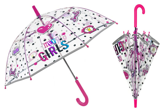 Parasolka Dziecięca Automatyczna Z Odblaskową Lamówką Hey Girls Perletti