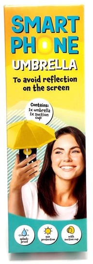 Parasolka na smartfon. Żółta Inna marka