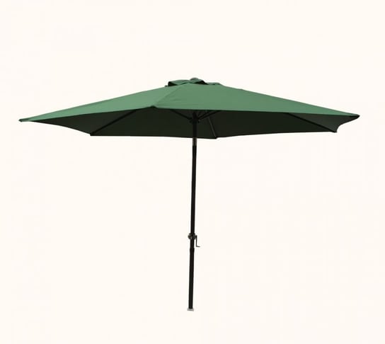 Parasolka ogrodowa o średnicy 300 cm, zielona z możliwością pochylenia Tradgard