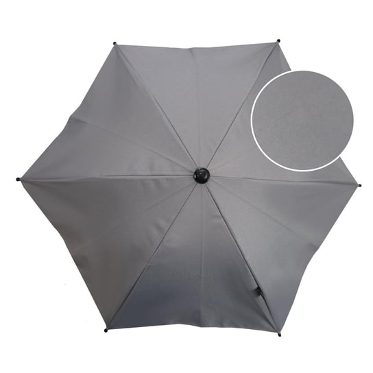 Parasolka przeciwsłoneczna do wózka dziecięcego ciemny szary Bomix