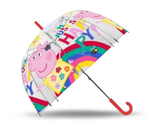 Parasolka Przezroczysta Manualna 19  Peppa Pig Kids Euroswan