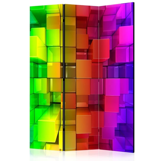 Parawan 3-Częściowy - Kolorowa Układanka --- 135X172 ARTGEIST