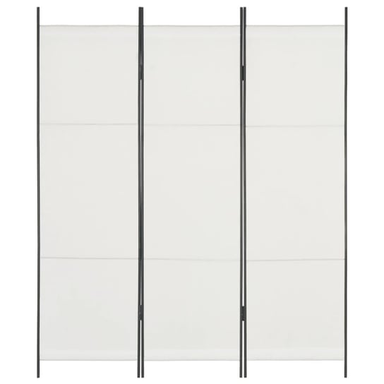 Parawan 3-panelowy, biały, 150 x 180 cm vidaXL