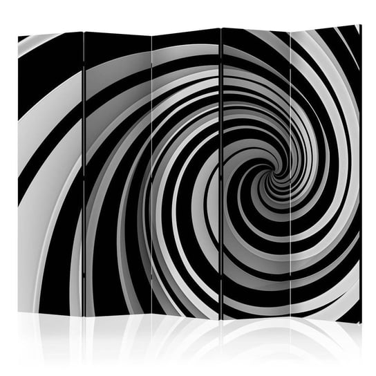 Parawan ARTGEIST Black and white swirl II, 5-częściowy ARTGEIST