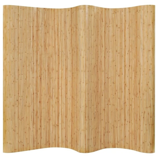 Parawan bambusowy, 250 x 165 cm, naturalny vidaXL