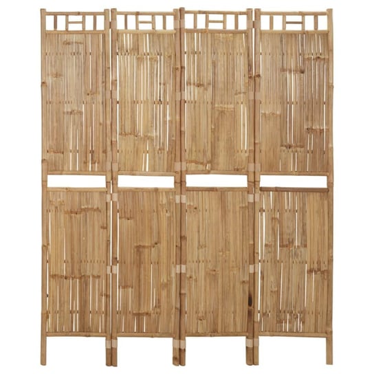 Parawan bambusowy 4-panelowy 160x180 cm, naturalny Zakito Europe