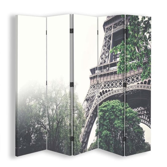 Parawan dwustronny obrotowy FEEBY, Paryż Wieża Eiffla 180x170 Feeby