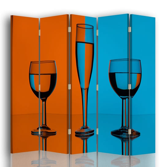 Parawan Glasses And Colours 180x170 (5 Panele) Legendarte