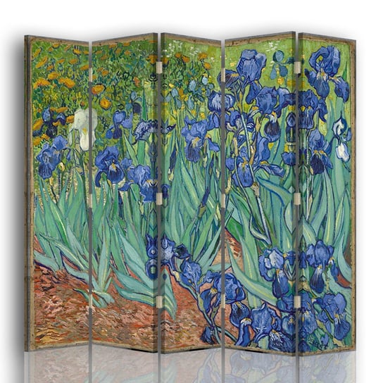 Parawan Iris - Van Gogh 180x170 (5 Panele) Legendarte