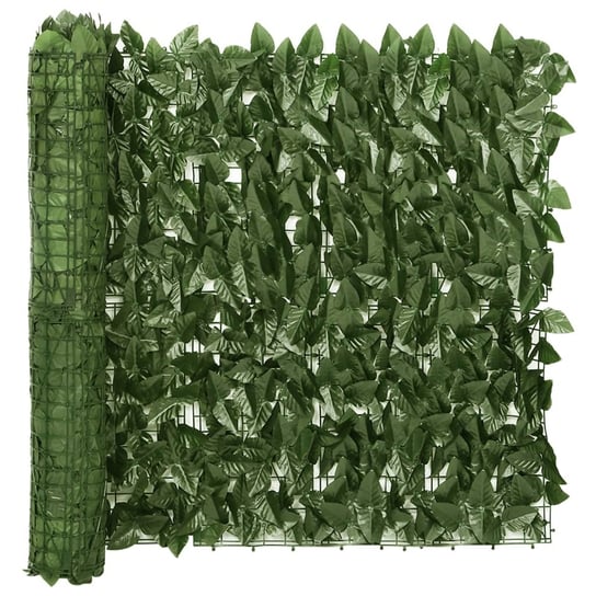 Parawan Liściowy Zielony 600x75 cm Inna marka