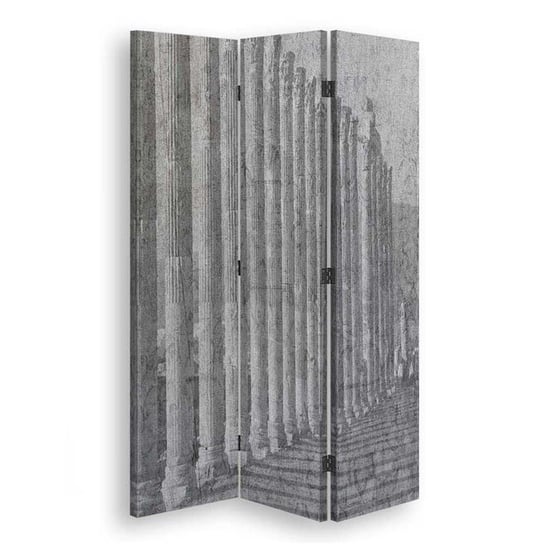 Parawan pokojowy FEEBY, Architektoniczny porządek, Dwustronny 110x170cm 3-częściowy Feeby