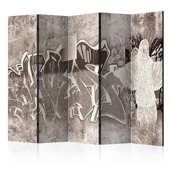 Parawan pokojowy, Graffiti, street art - sepia, 225x172 cm zakup.se