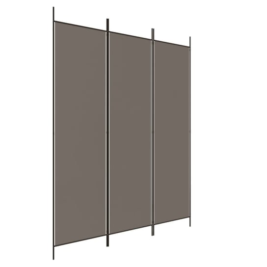 Parawan przegroda antracyt 150x220 cm, 3-panelowy Zakito Europe