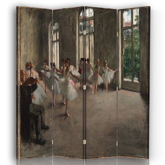Parawan Rehearsal - Edgar Degas 145x170 (4 Panele) Legendarte