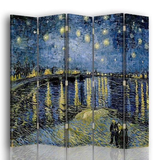 Parawan Starry Night Over The Rhone 180x170 (5 Panele) Legendarte
