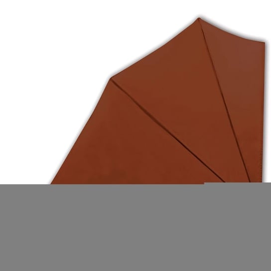 Parawan tarasowy vidaXL, brązowy, 1,6x2,4 m vidaXL