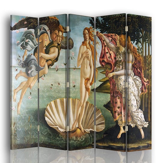 Parawan The Birth Of Venus 180x170 (5 Panele) Legendarte