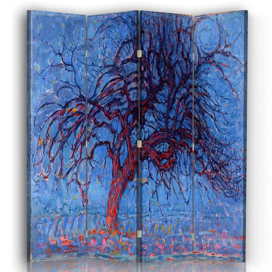Parawan The Red Tree 145x170 (4 Panele) Legendarte