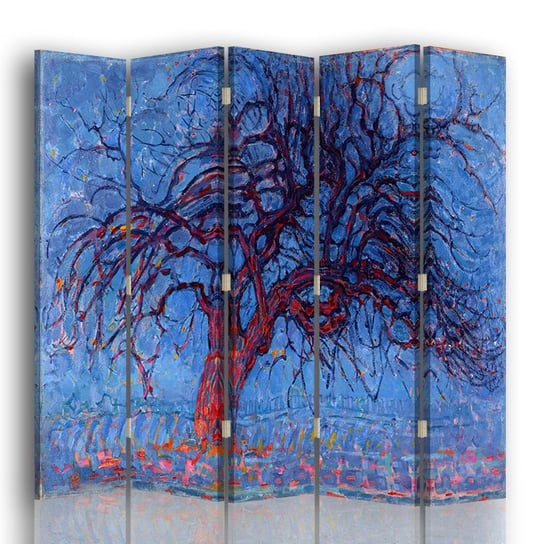 Parawan The Red Tree 180x170 (5 Panele) Legendarte