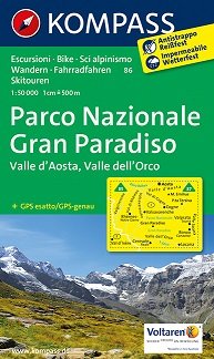 Parco Nazionale Gran Paradiso. Valle d'Aosta, Valle dell'Orco. Mapa 1:50 000 Opracowanie zbiorowe