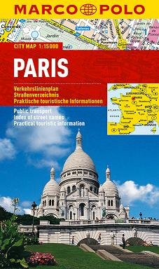 Paris. City Map 1:15 000 Opracowanie zbiorowe