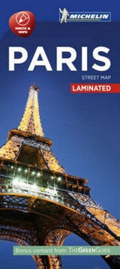Paris Citymap Laminated.  Paryż  Mapa Michelin laminowana 2016. 1/17,000 Opracowanie zbiorowe
