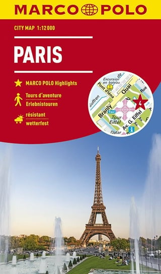 Paris. Plan miasta 1:12 000 Opracowanie zbiorowe